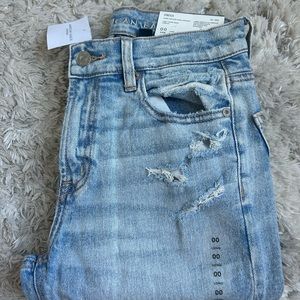 American Eagle Super hi rise ankle straight jeans